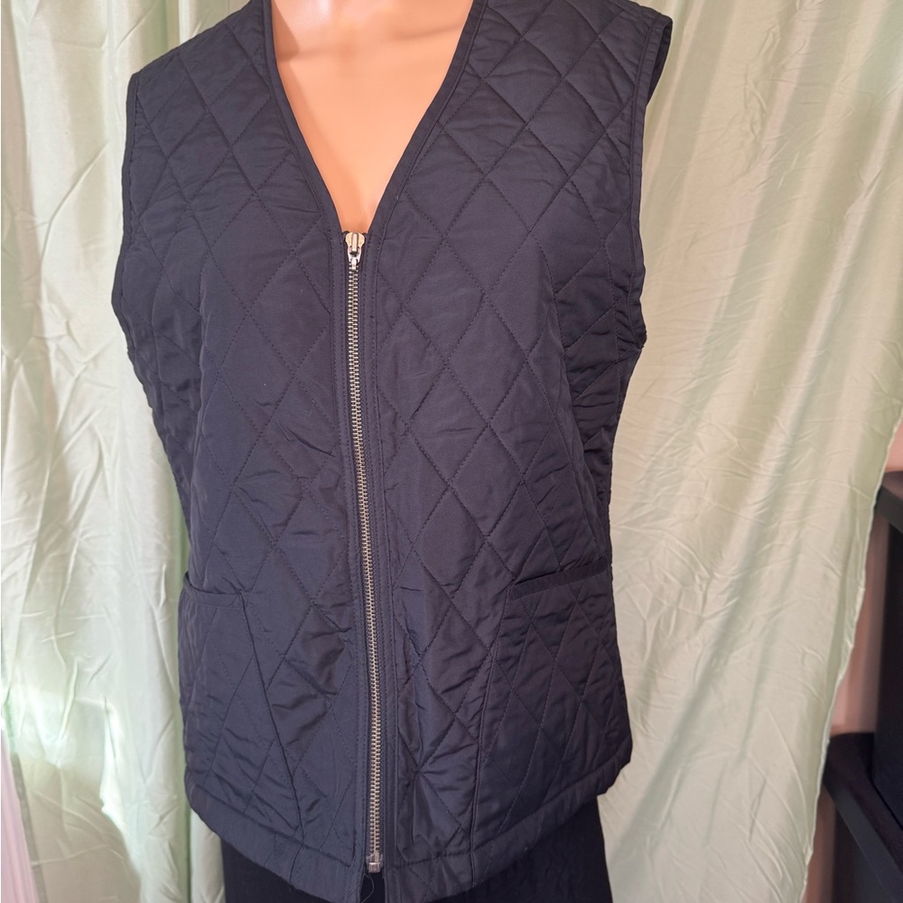 The Limited America Zipper Front Quilted Vest